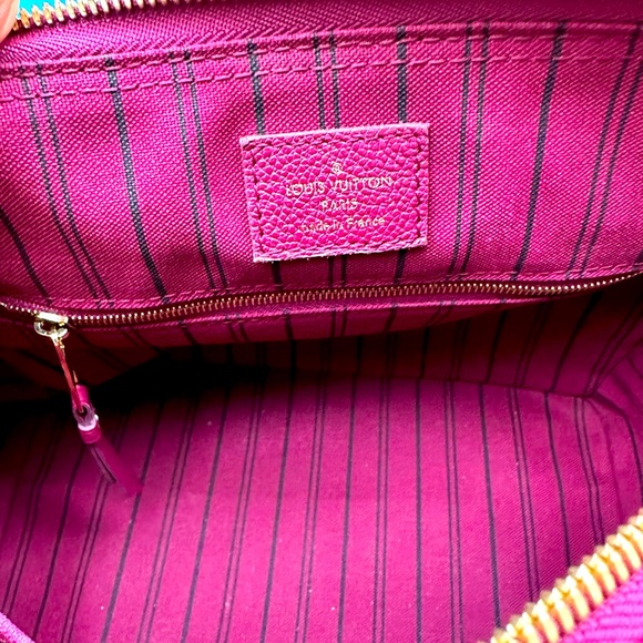 💕AUTHENTIC Louis Vuitton AURORE Monogram Empreinte Speedy BANDOULIERE 25 Bag💕 - Picture 11 of 14